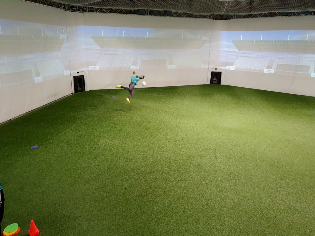 WAC Torhüter Andreas Kofler beim Training in der skills.lab Arena